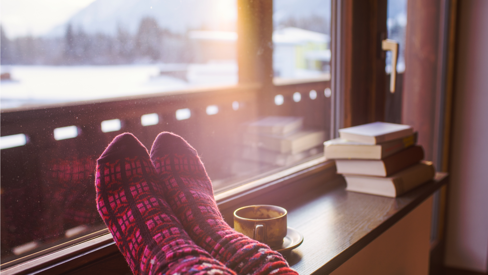 cozy fall morning indoors with the furnace running